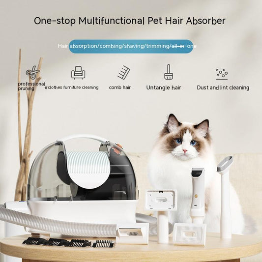 Multi-Use Pet Hair and Grooming Vacuum with Conditioner-Shaving Feature